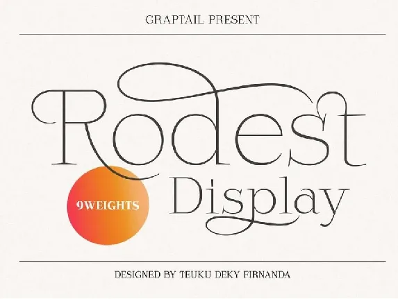 Rodest font