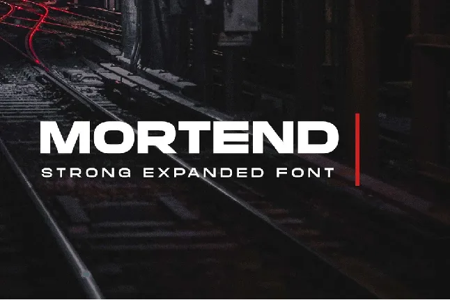 Mortend font