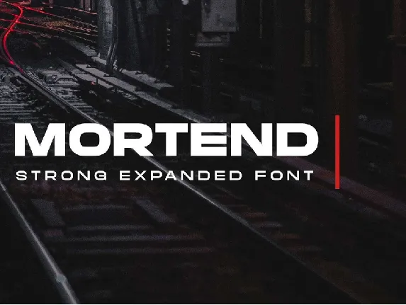 Mortend font