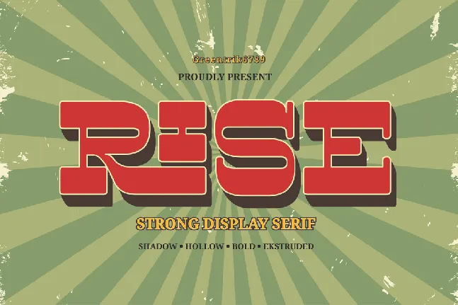 Rise font