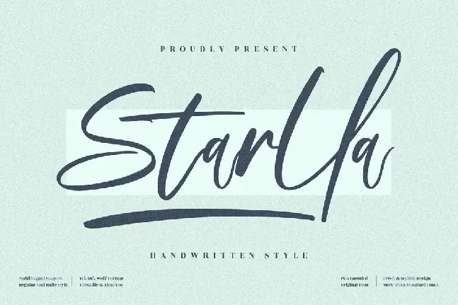 Starlla font