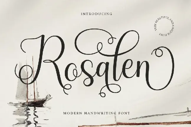 Rosalen font