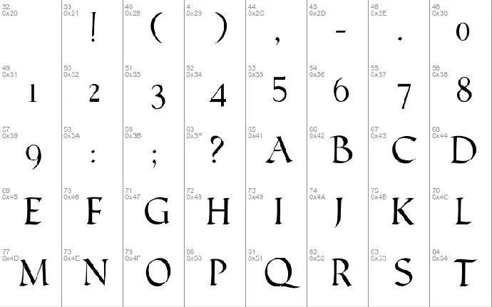 Humanistic font