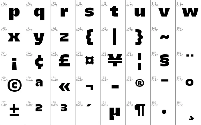 Majoris font