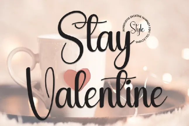 Stay Valentine font