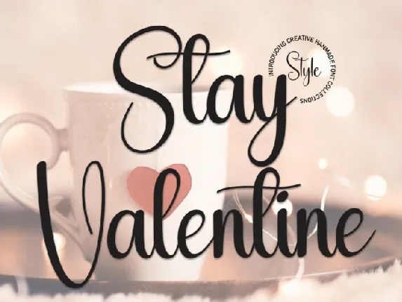 Stay Valentine font