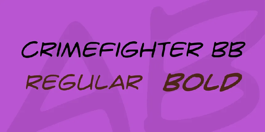 CrimeFighter BB font