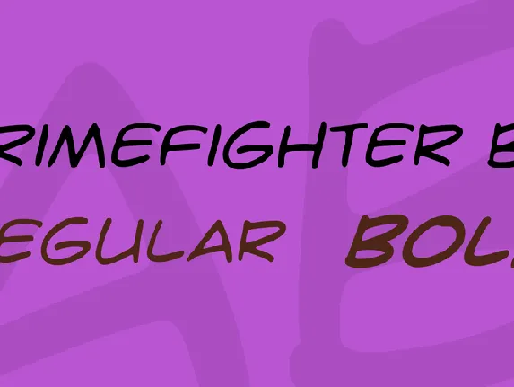 CrimeFighter BB font