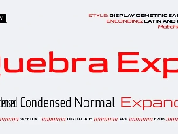 Quebra Expa Family font