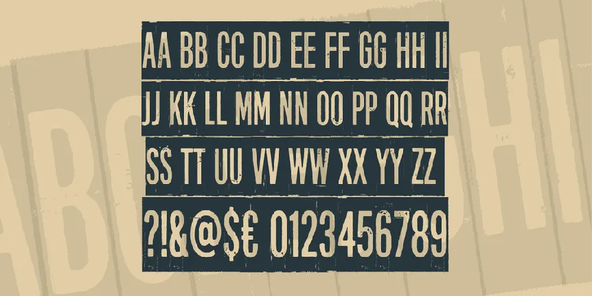 Long distance call font