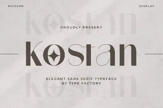 Kostan font