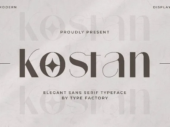 Kostan font