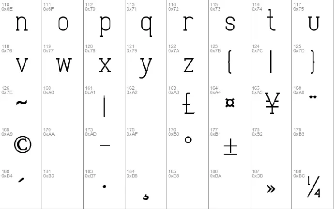 Baxley font