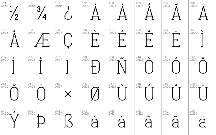 Baxley font