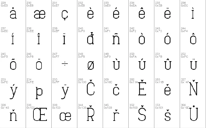 Baxley font