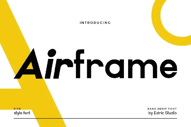 Airframe Demo font