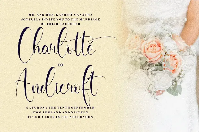 Olivianta Pettcia font