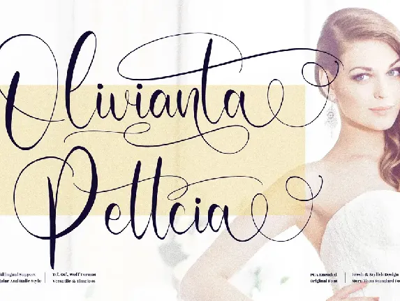 Olivianta Pettcia font