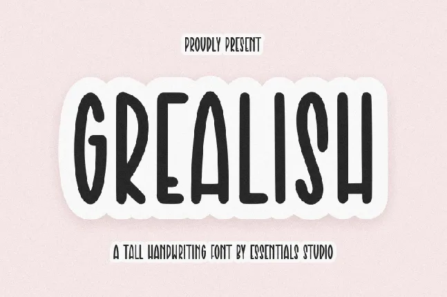 Grealish font