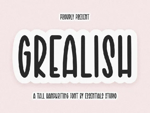 Grealish font