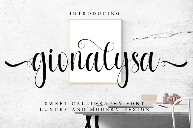 Gionalysa font