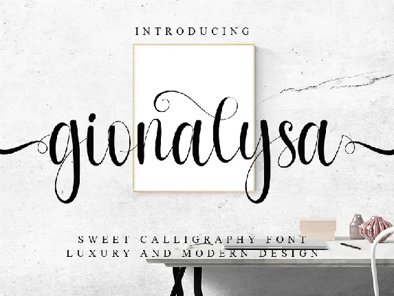 Gionalysa font