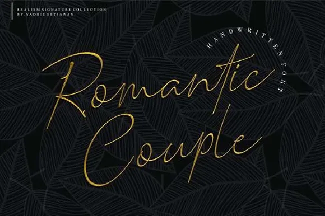 Romantic Couple font