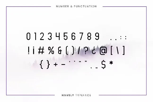 Havely font