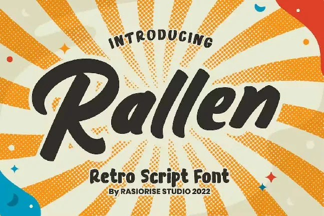 Rallen font