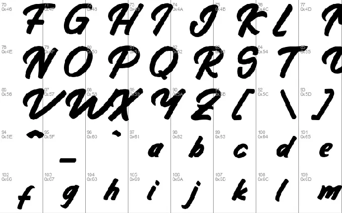 Rallen font