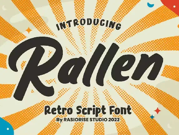 Rallen font