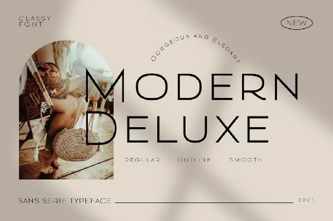 Modern Deluxe font