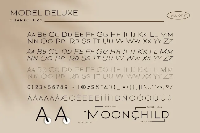 Modern Deluxe font