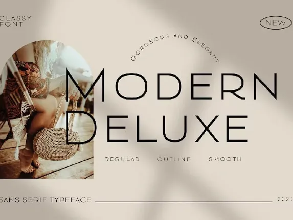 Modern Deluxe font