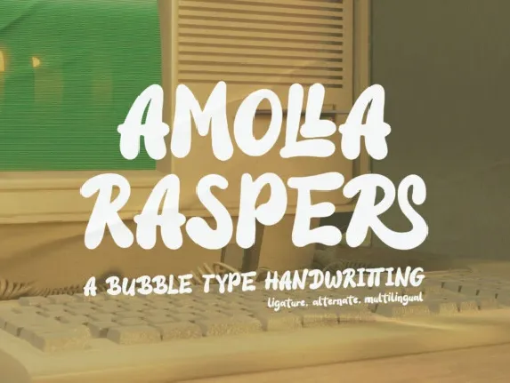 Amolla Raspers font