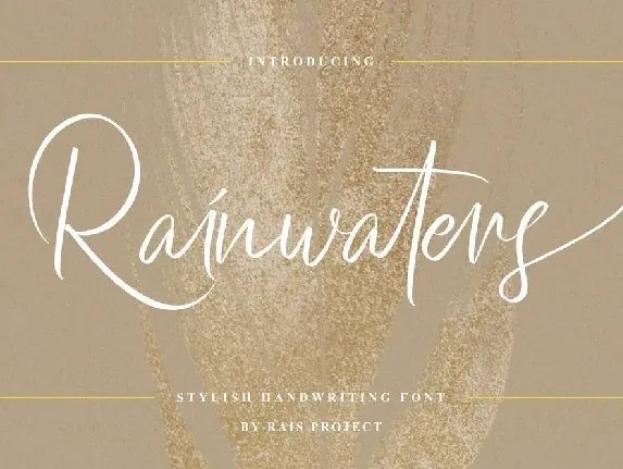 Rainwaters font