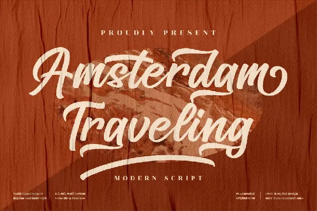 Amsterdam Traveling font