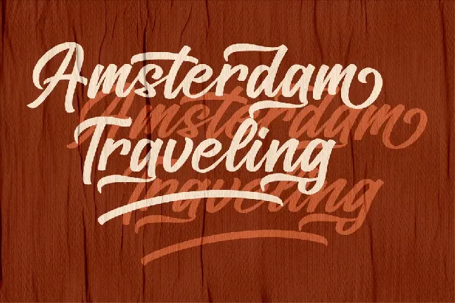 Amsterdam Traveling font