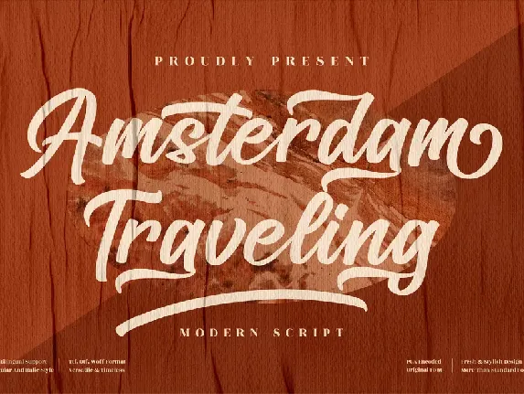 Amsterdam Traveling font