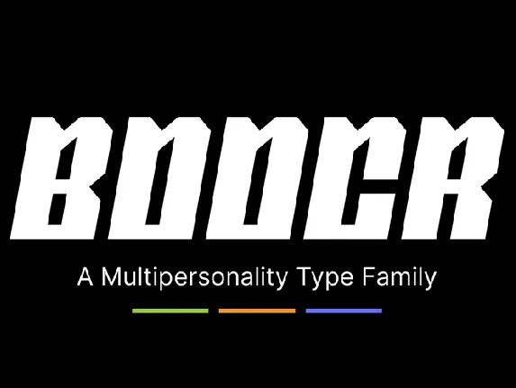 Boocr font