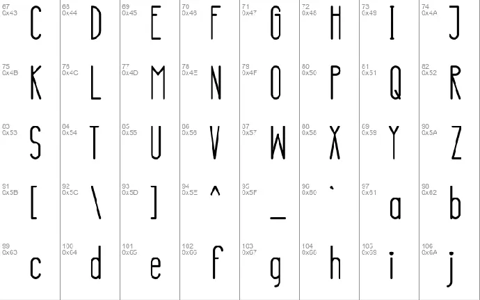 RENITA font