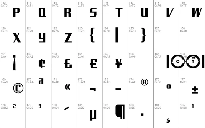 Arizona Airways NF font