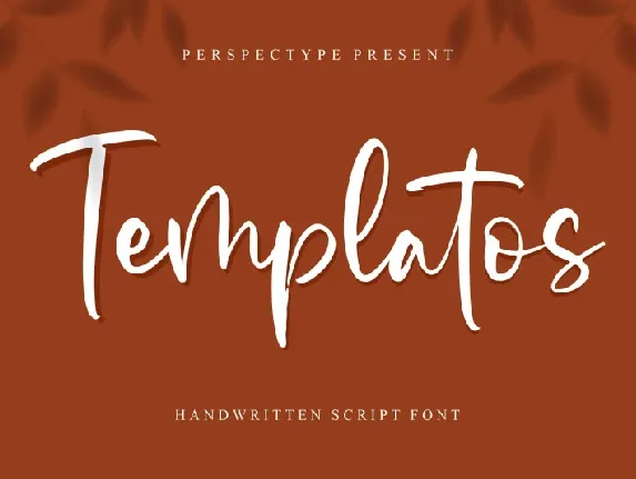 Templatos font