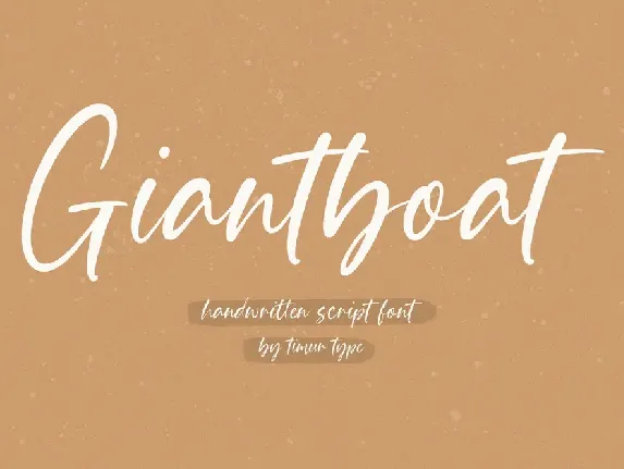 Giantboat font