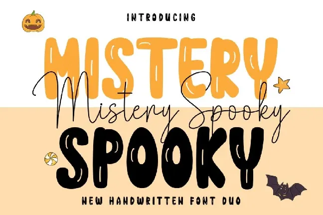 SPOOKY MISTERI font