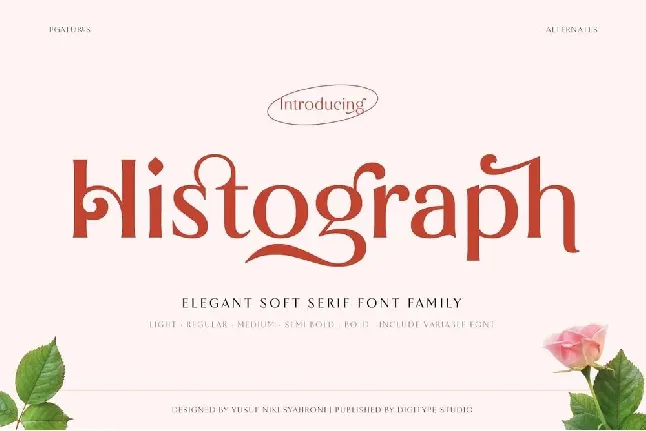 Histograph font