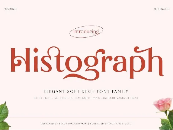 Histograph font