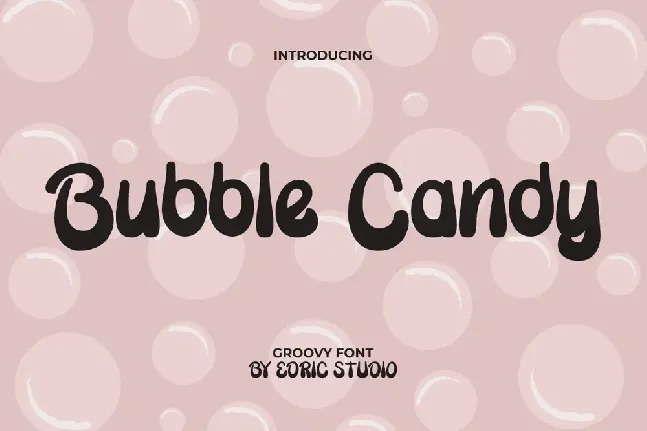 Bubble Candy Demo font