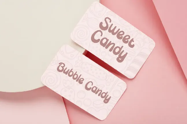 Bubble Candy Demo font