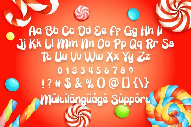 Bubble Candy Demo font